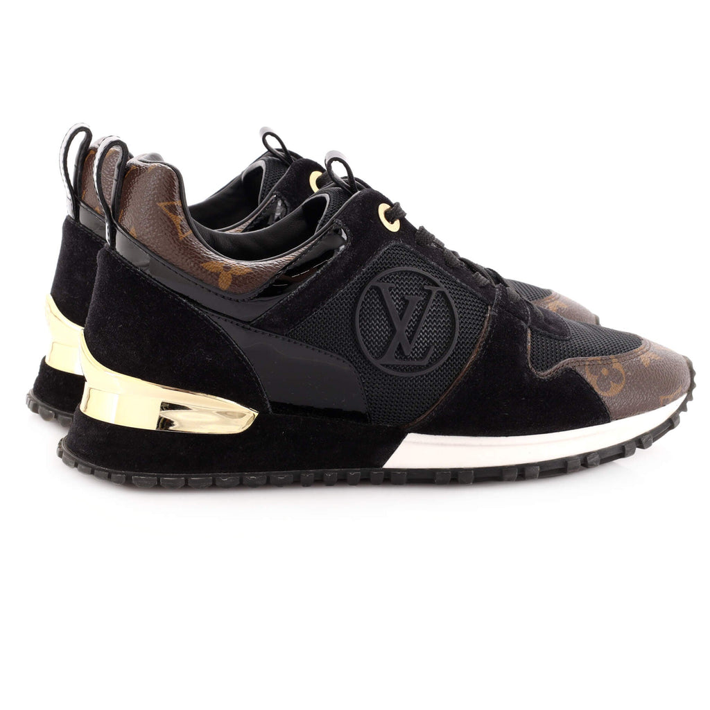 Women's Run Away Sneakers Mesh with Monogram Canvas and Suede