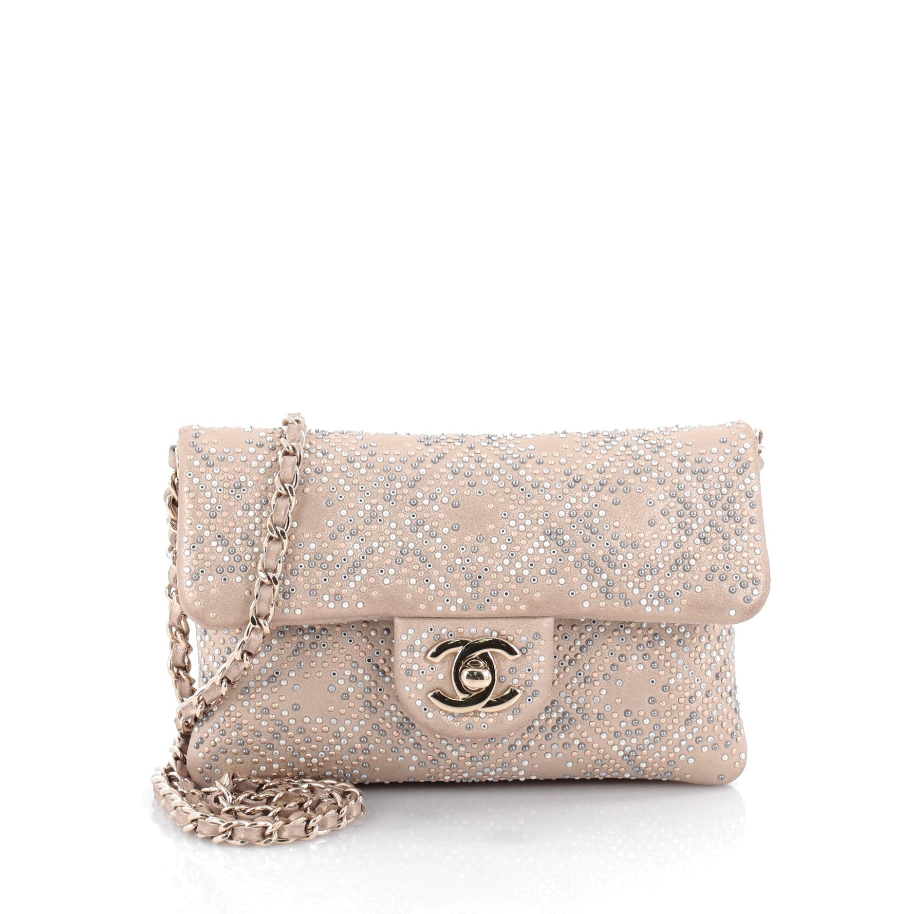 Mineral Nights Crossbody Bag Strass Embellished Leather Mini