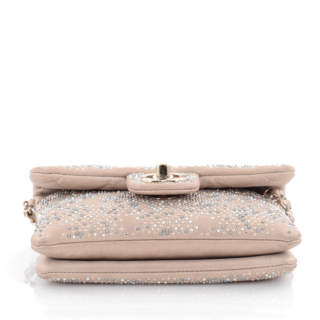 Mineral Nights Crossbody Bag Strass Embellished Leather Mini