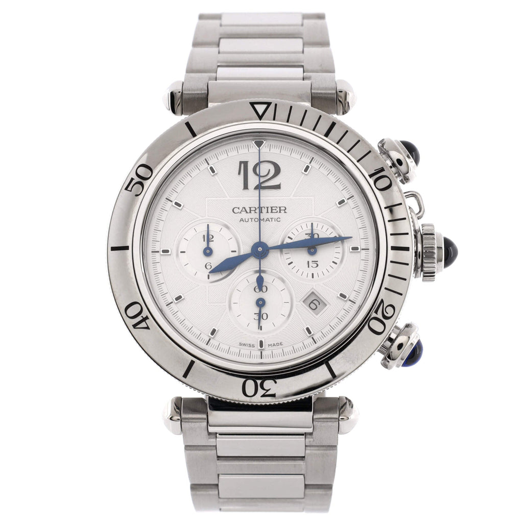 Pasha de Cartier Chronograph Automatic Watch Stainless Steel 41