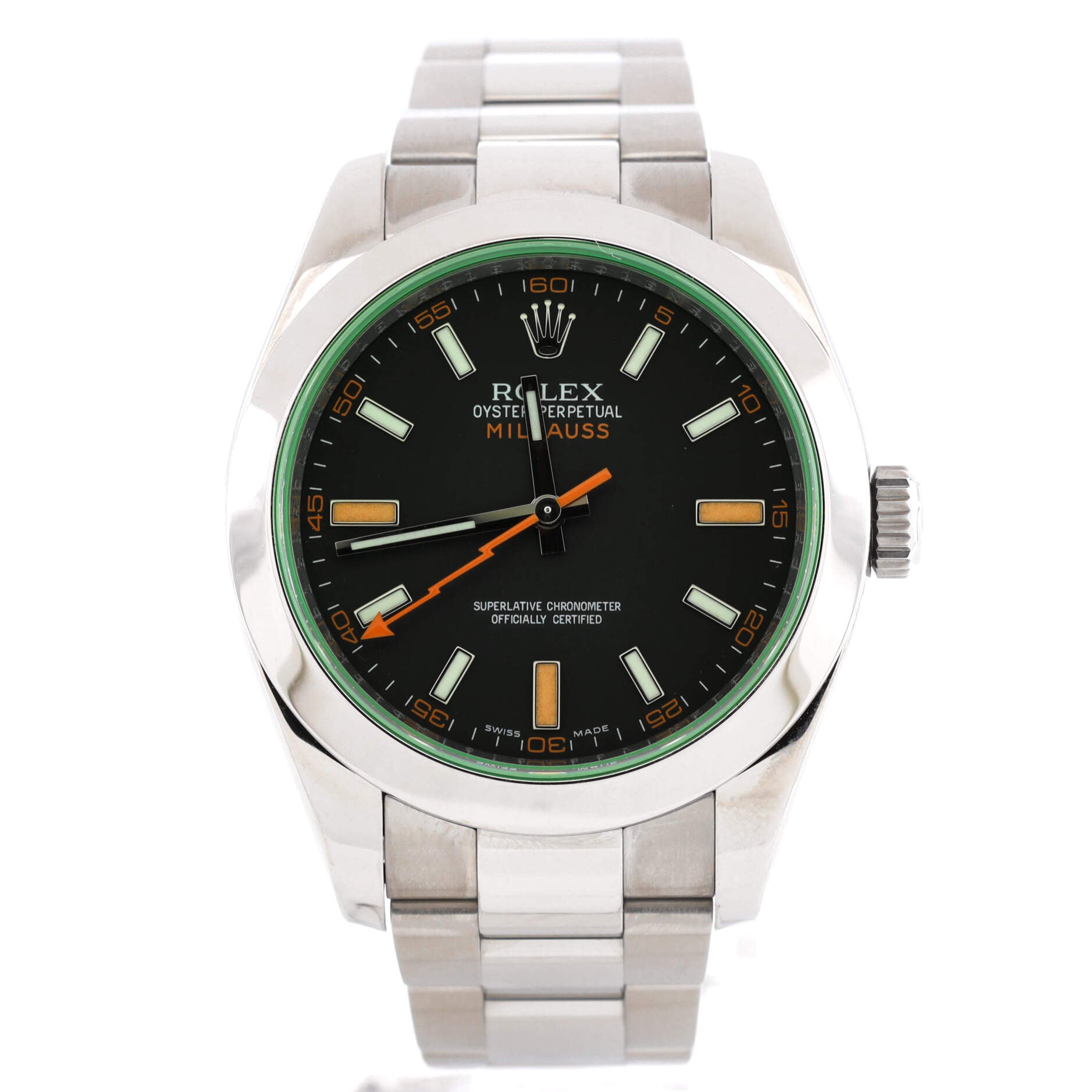 Oyster Perpetual Milgauss Automatic Watch Stainless Steel 40