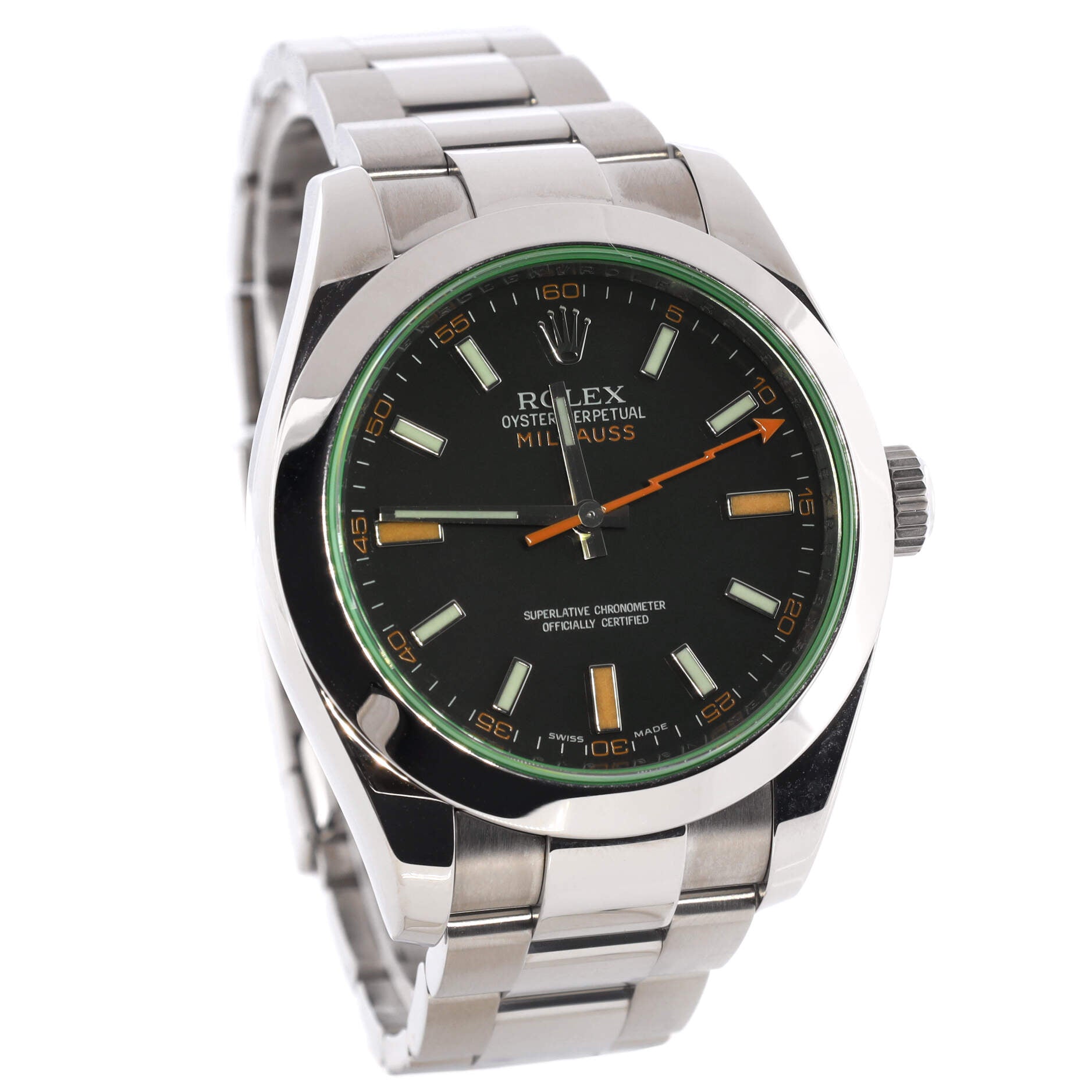 Oyster Perpetual Milgauss Automatic Watch Stainless Steel 40