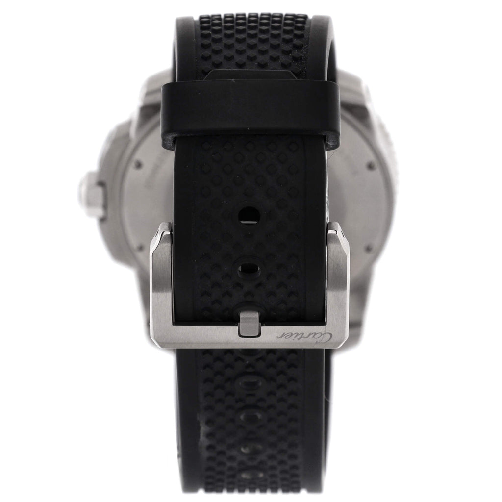 Calibre de Cartier Automatic Watch Stainless Steel and Rubber with Ceramic 42