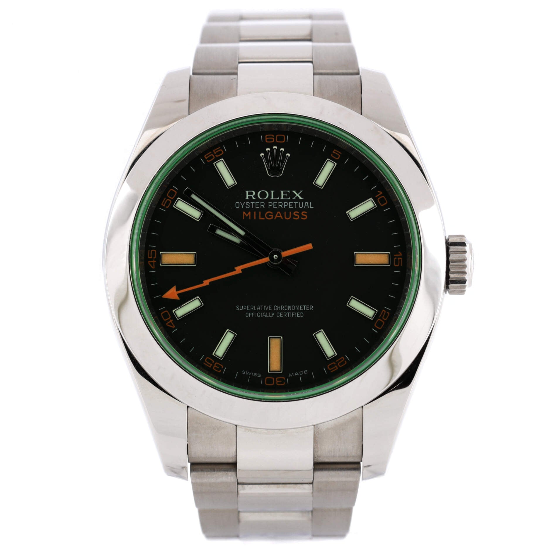 Oyster Perpetual Milgauss Automatic Watch Stainless Steel 40