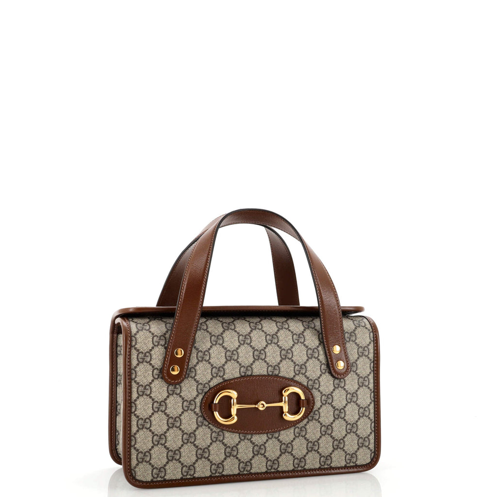 Horsebit 1955 Boston Bag GG Coated Canvas Mini