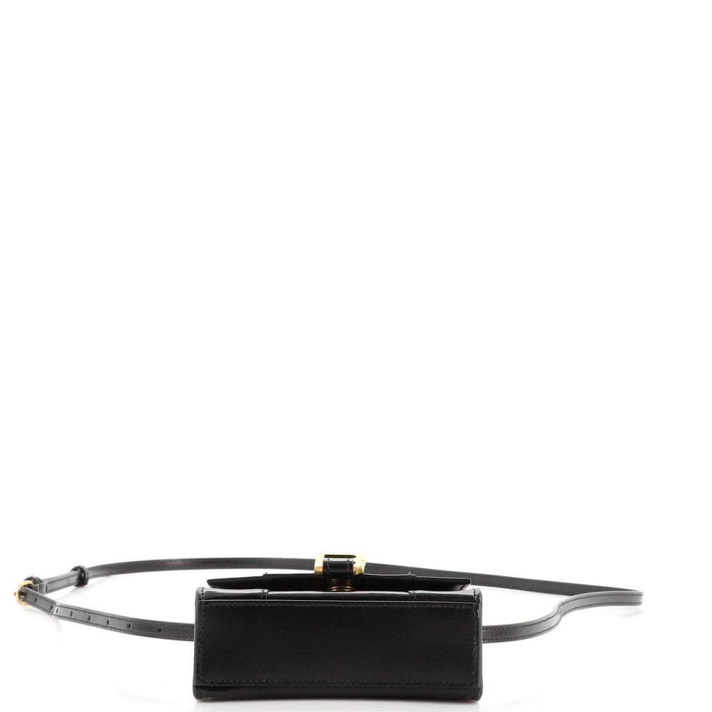 Hourglass Top Handle Bag Leather Mini