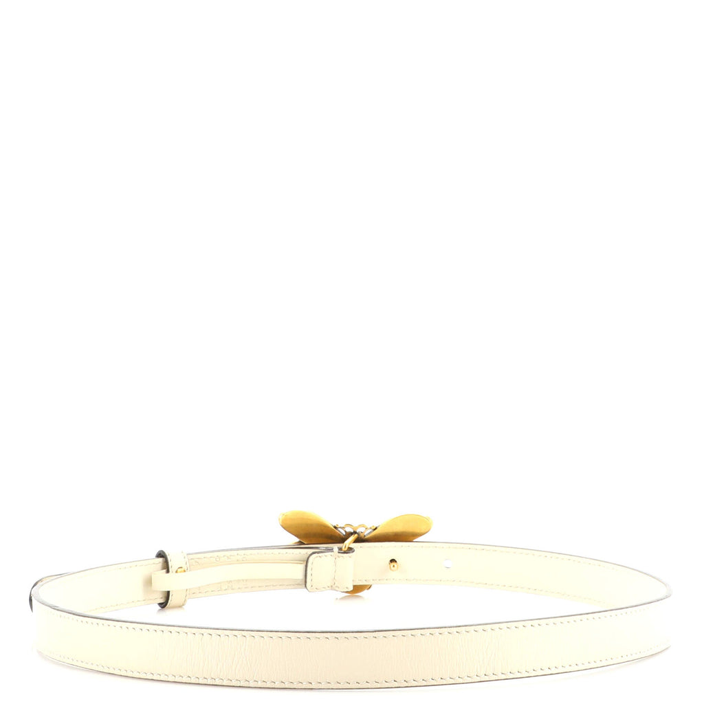 Queen Margaret Bee Belt Leather Thin 75