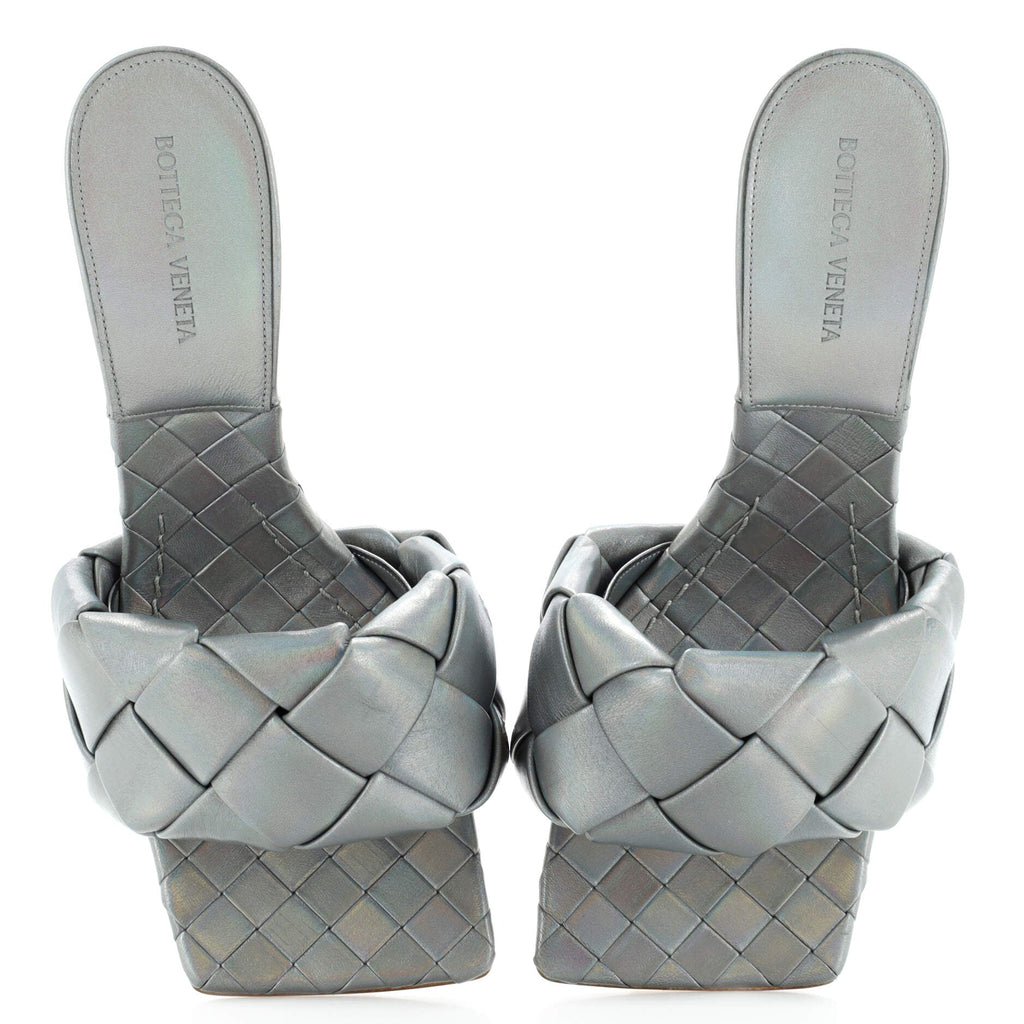 Women's Lido Heeled Sandals Maxi Intrecciato Leather