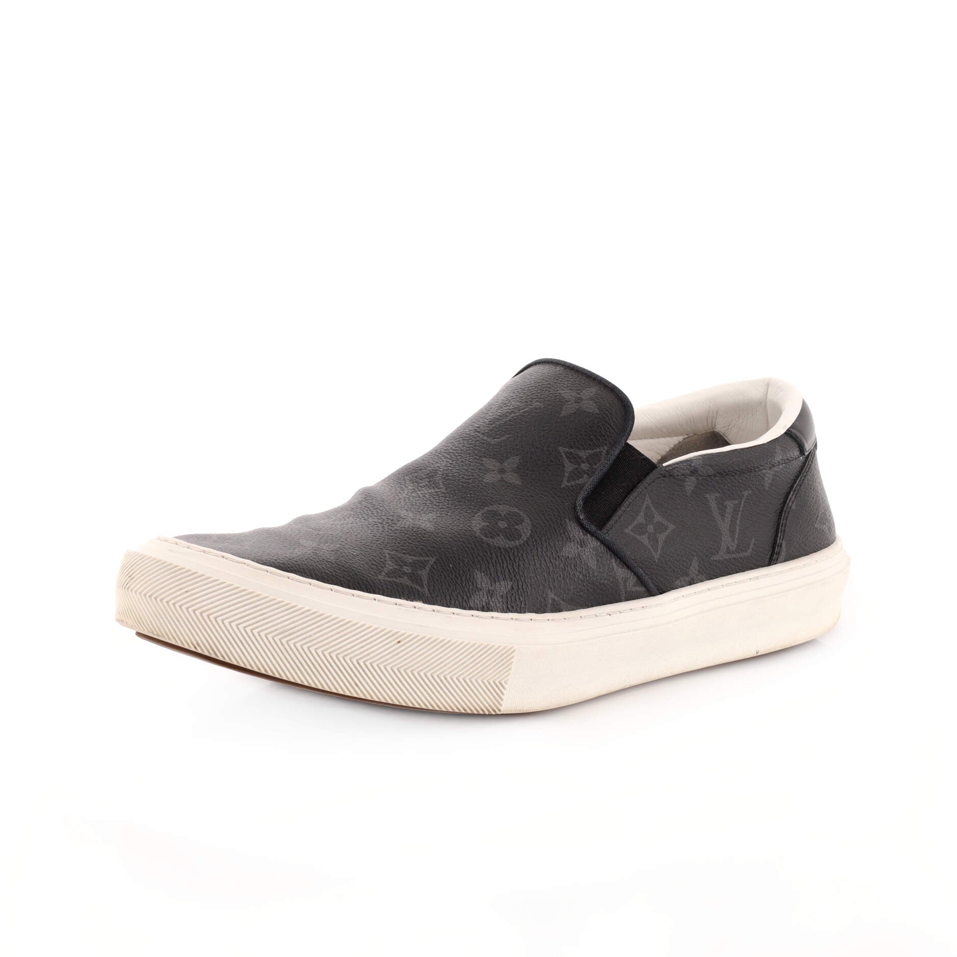 Men's Trocadero Slip-On Sneakers Monogram Eclipse Canvas