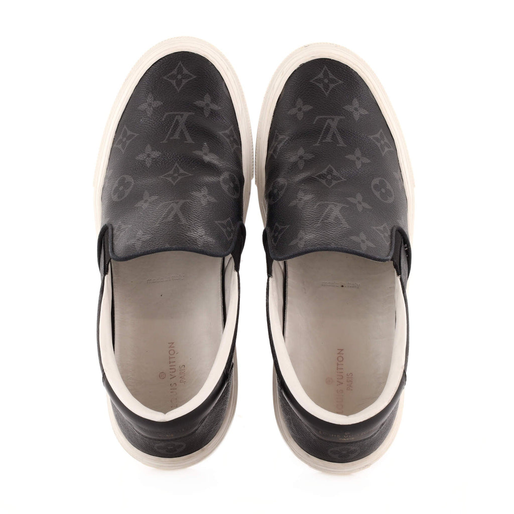 Men's Trocadero Slip-On Sneakers Monogram Eclipse Canvas