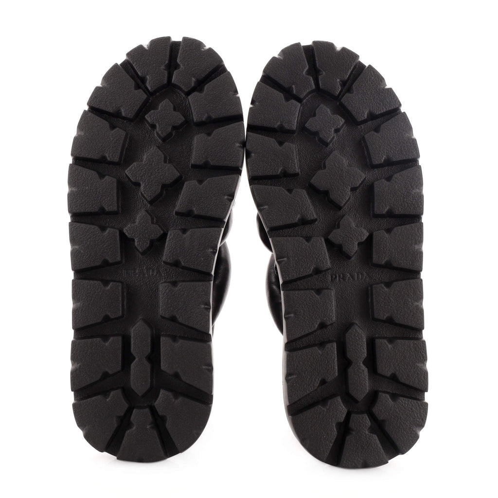 Women's Padded Slingback Sandals Leather