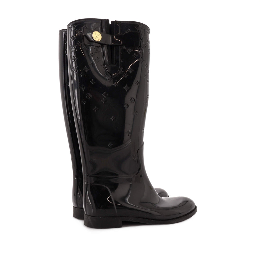 Women's Rain Boots Monogram Rubber