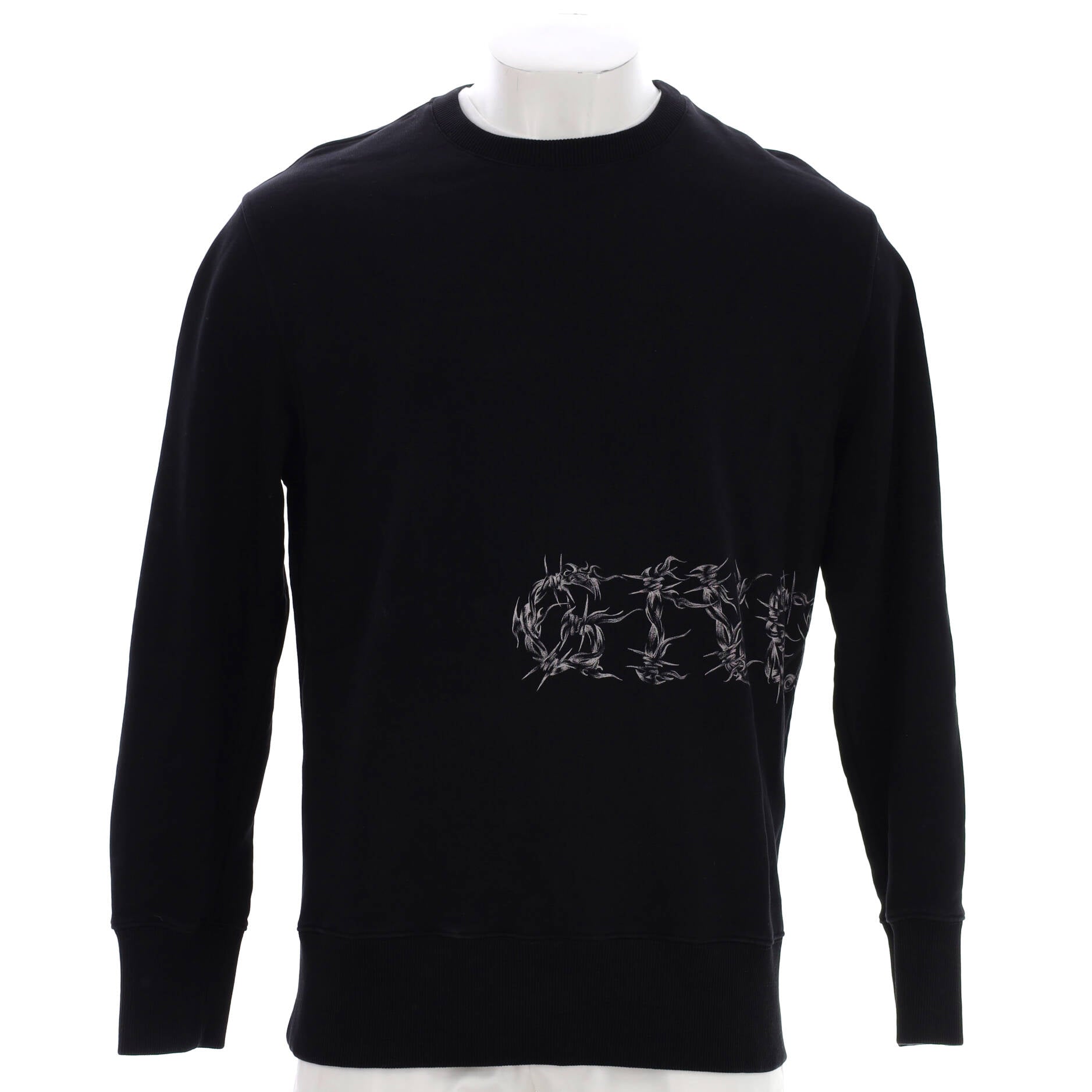 Men's Barbed Wire Crewneck Sweater Cotton