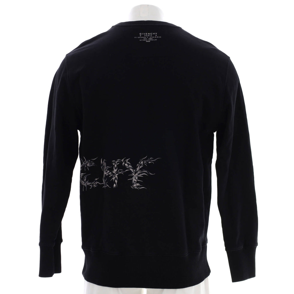 Men's Barbed Wire Crewneck Sweater Cotton
