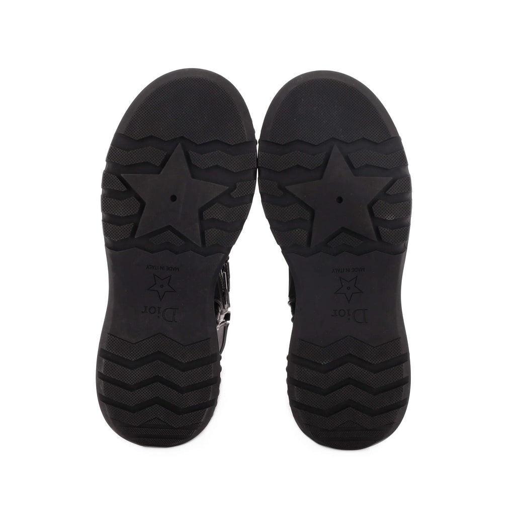Women's Zip Up Buckle Mid-Calf Boots Rubber