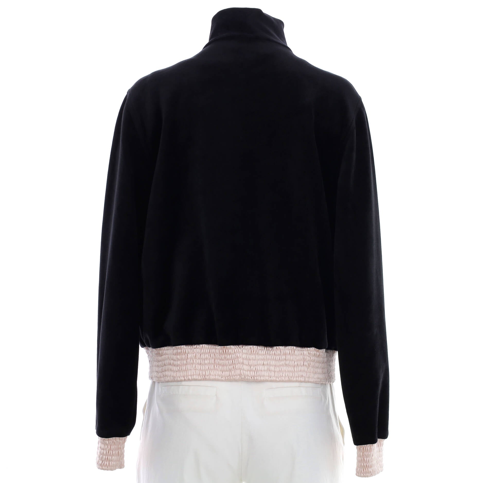 Women's Zipped Bomber Jacket Velvet