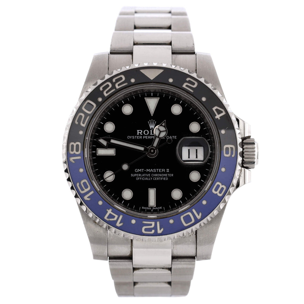 Oyster Perpetual Date GMT-Master II Batman Automatic Watch Stainless Steel and Cerachrom 40