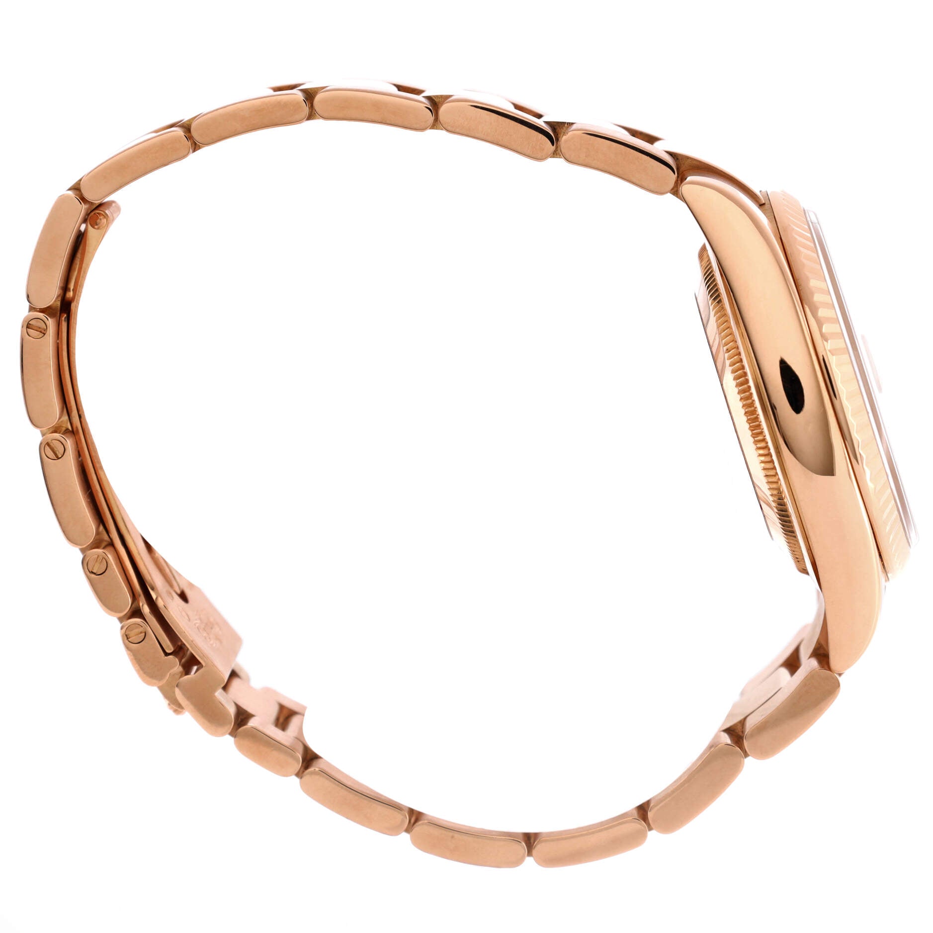 Oyster Perpetual Day-Date Automatic Watch Rose Gold with Diamond Markers 36
