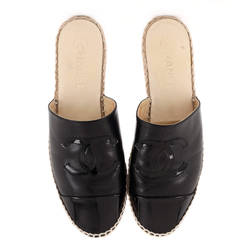 Women's CC Mule Espadrilles Leather