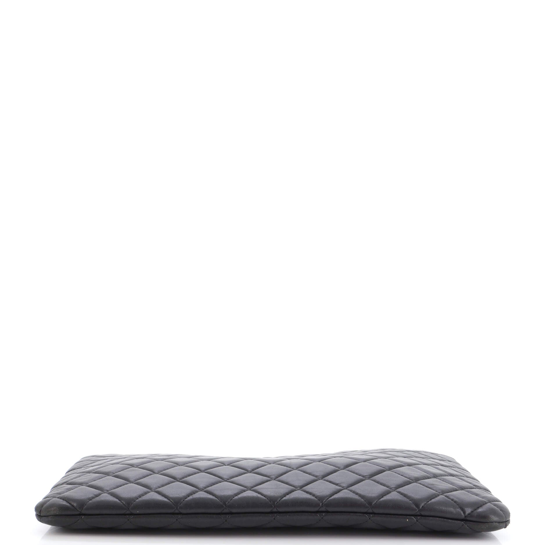 O Case Clutch Quilted Lambskin Large