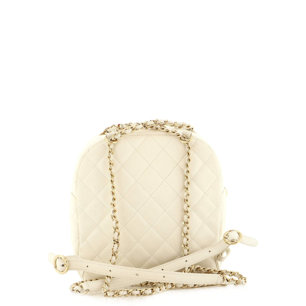 CC Day Backpack Quilted Caviar Mini