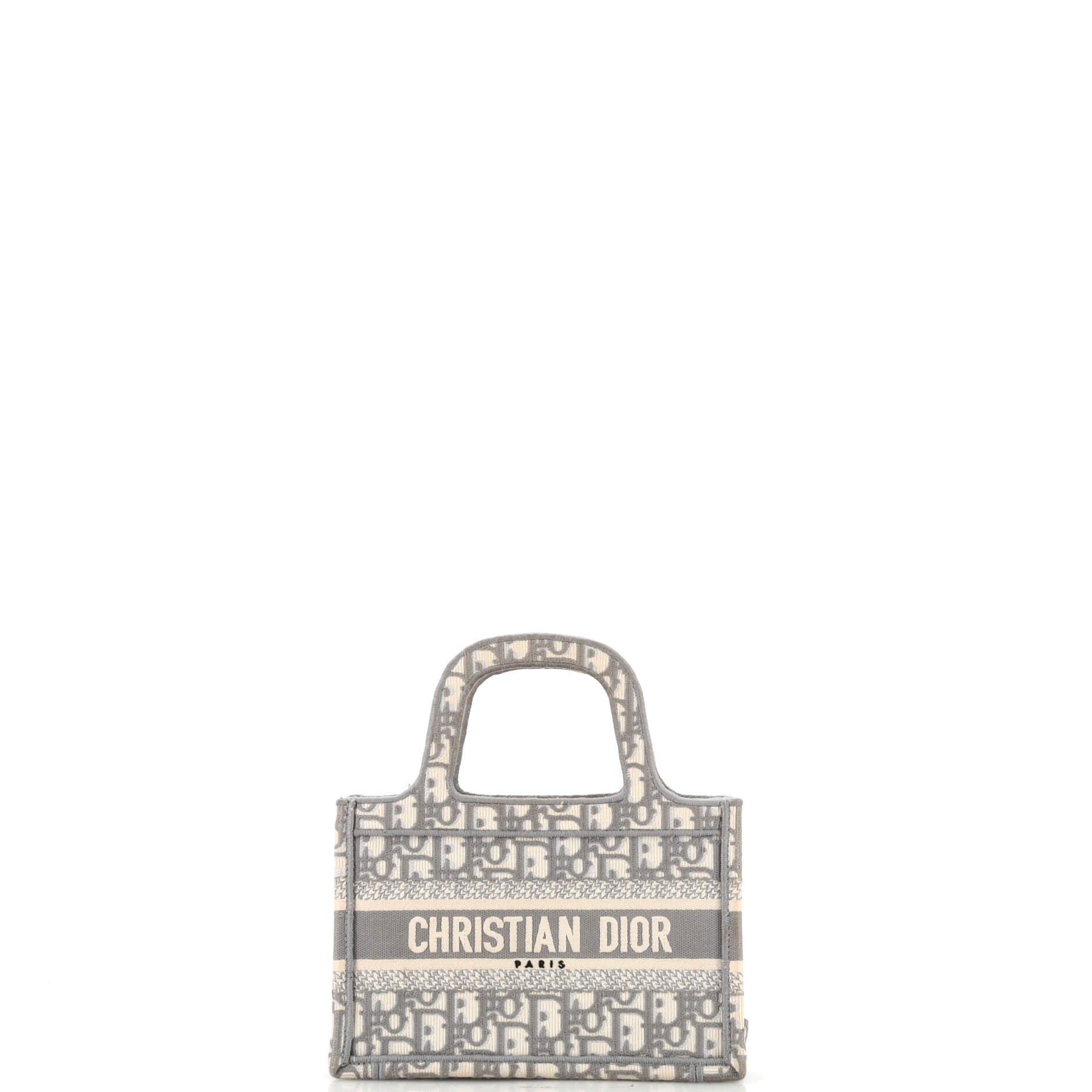 Book Tote Oblique Canvas Mini