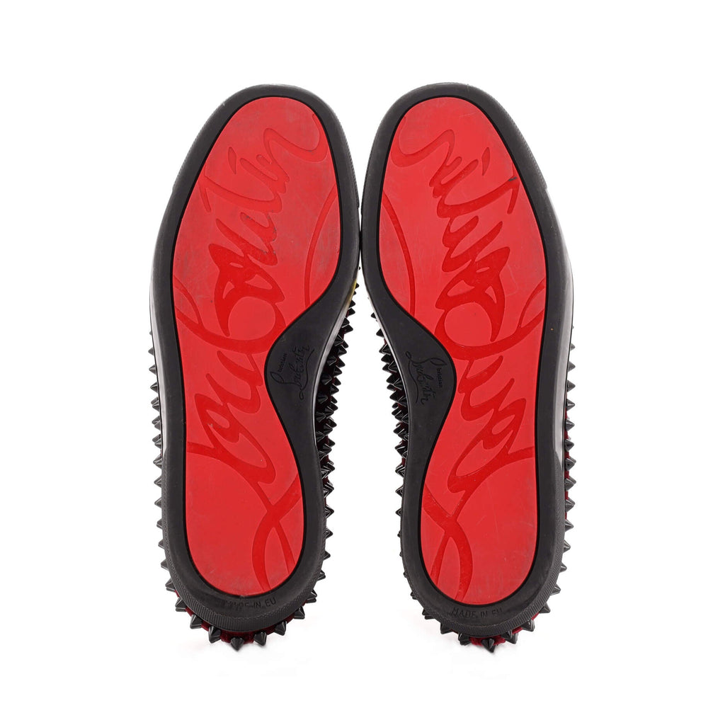 Men's Roller Boat Sneakers Spiked Velvet