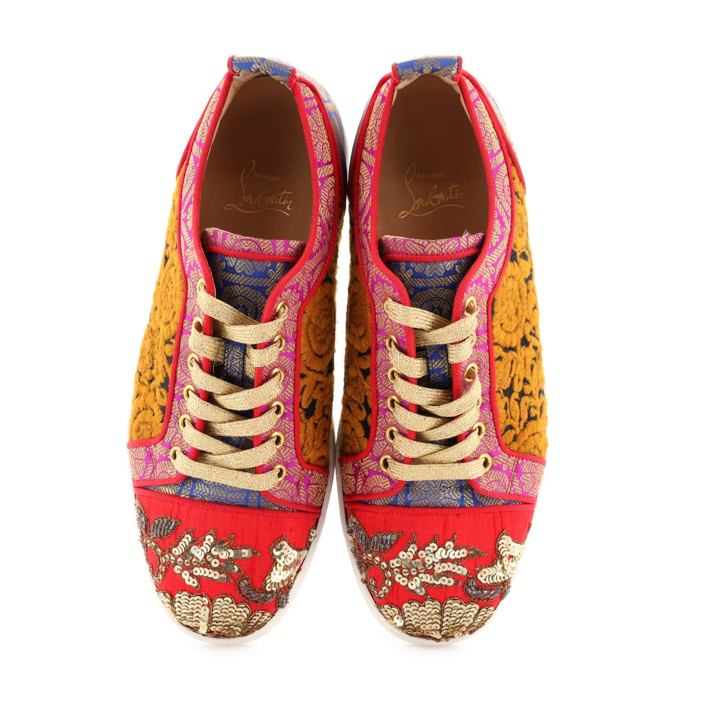 x Sabyasachi Men's Louis Junior Sneakers Embellished Fabric