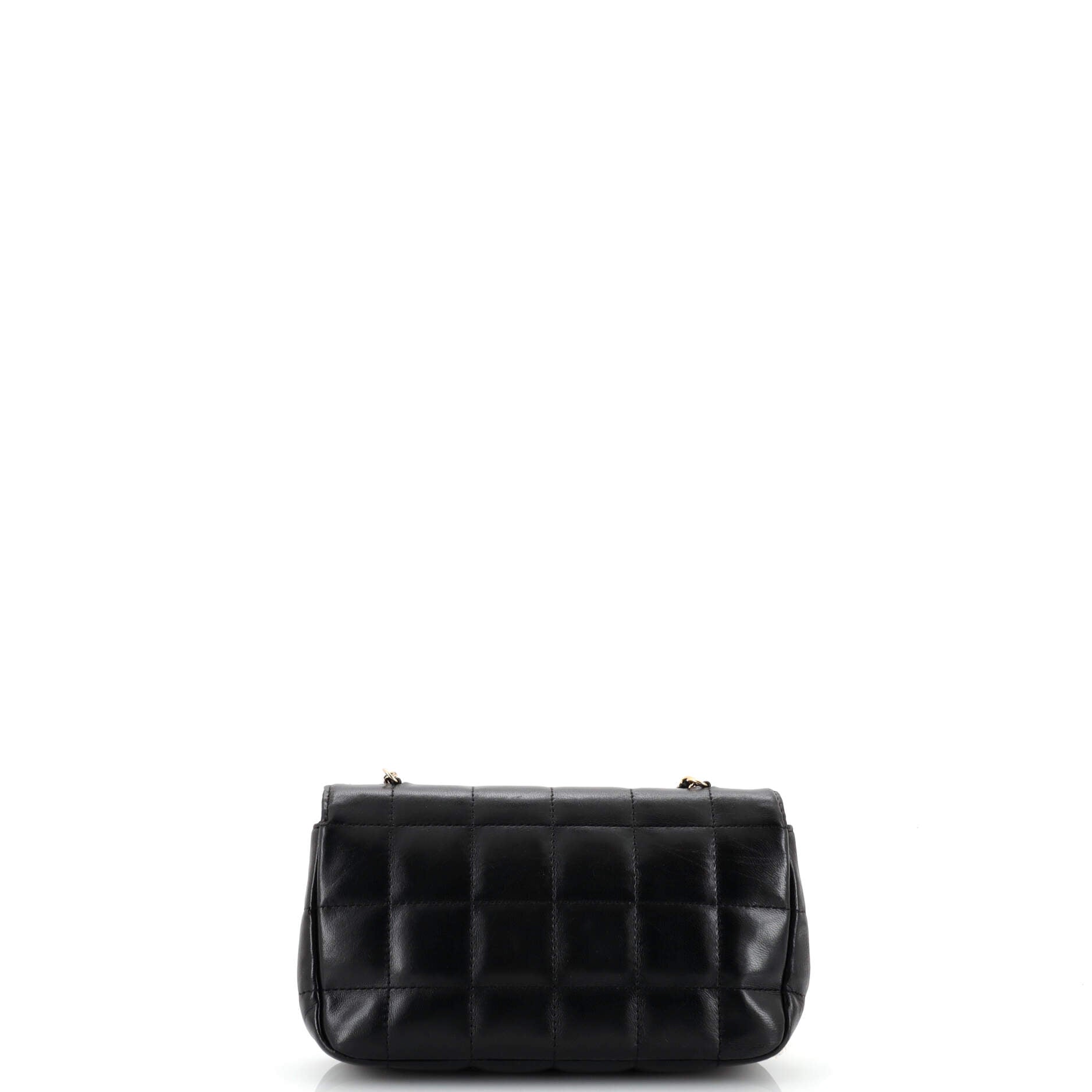 Chocolate Bar Flap Bag Quilted Lambskin Mini