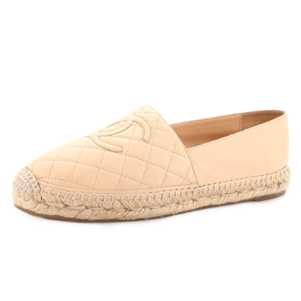 Women's CC Espadrilles Quilted Leather