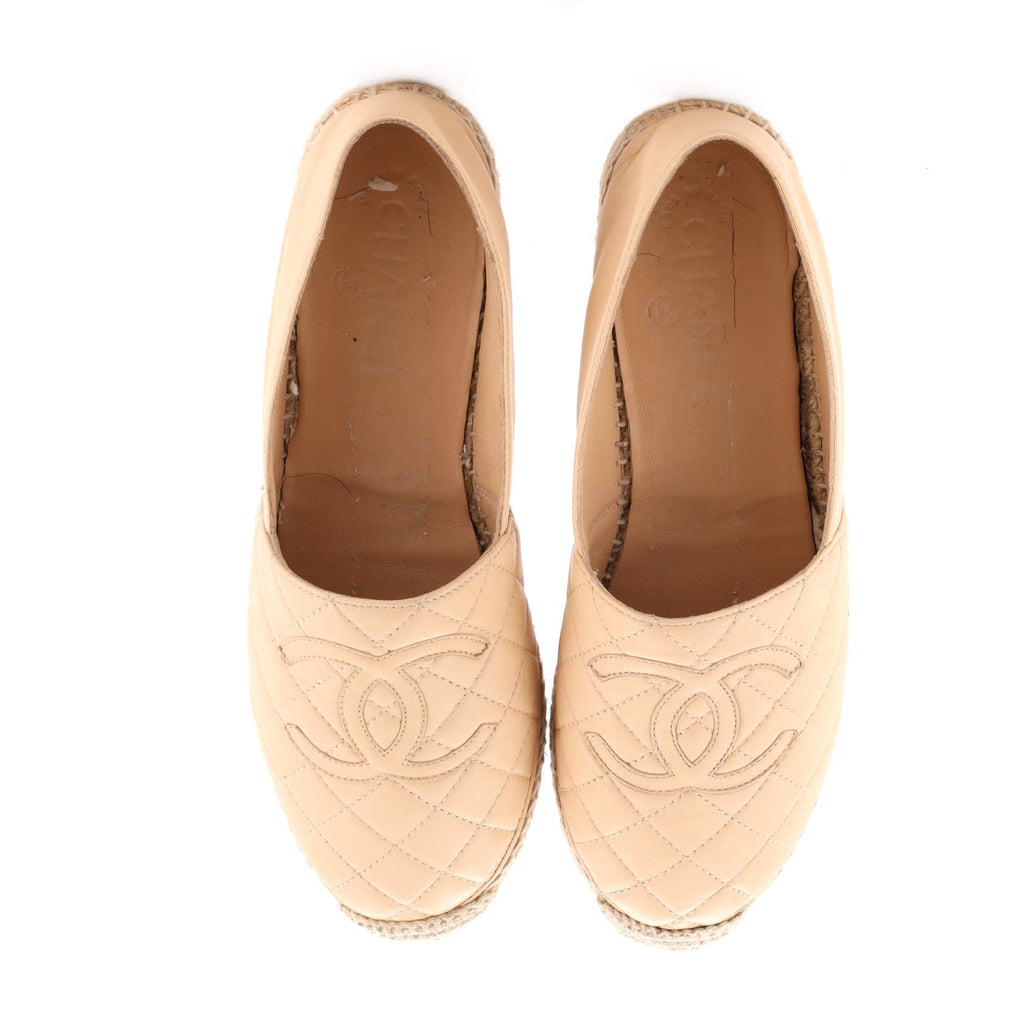 Women's CC Espadrilles Quilted Leather