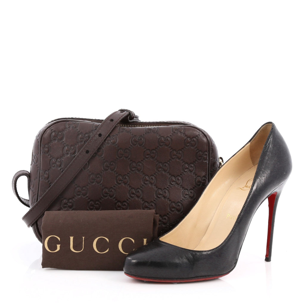 Bree Disco Crossbody Bag Guccissima Leather Mini