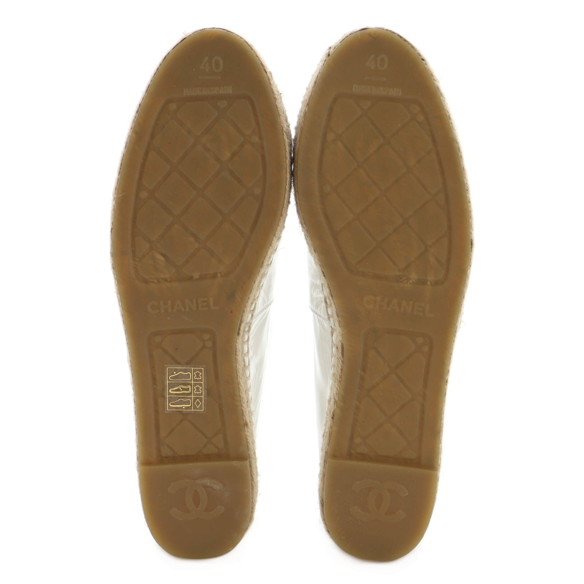 Women's CC Cap Toe Espadrilles Leather