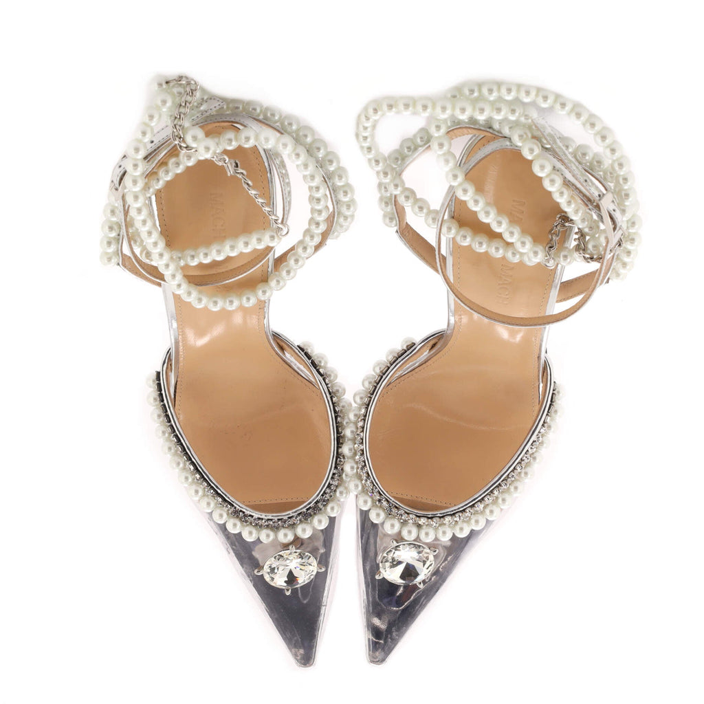 Women's Diamond of Elizabeth Ankle Strap Pumps PVC