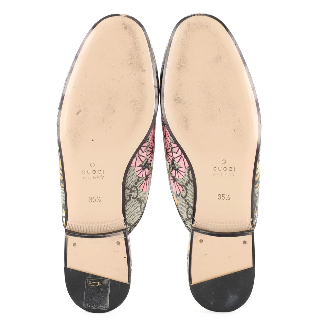 Women's Princetown Mules Printed GG Coated Canvas