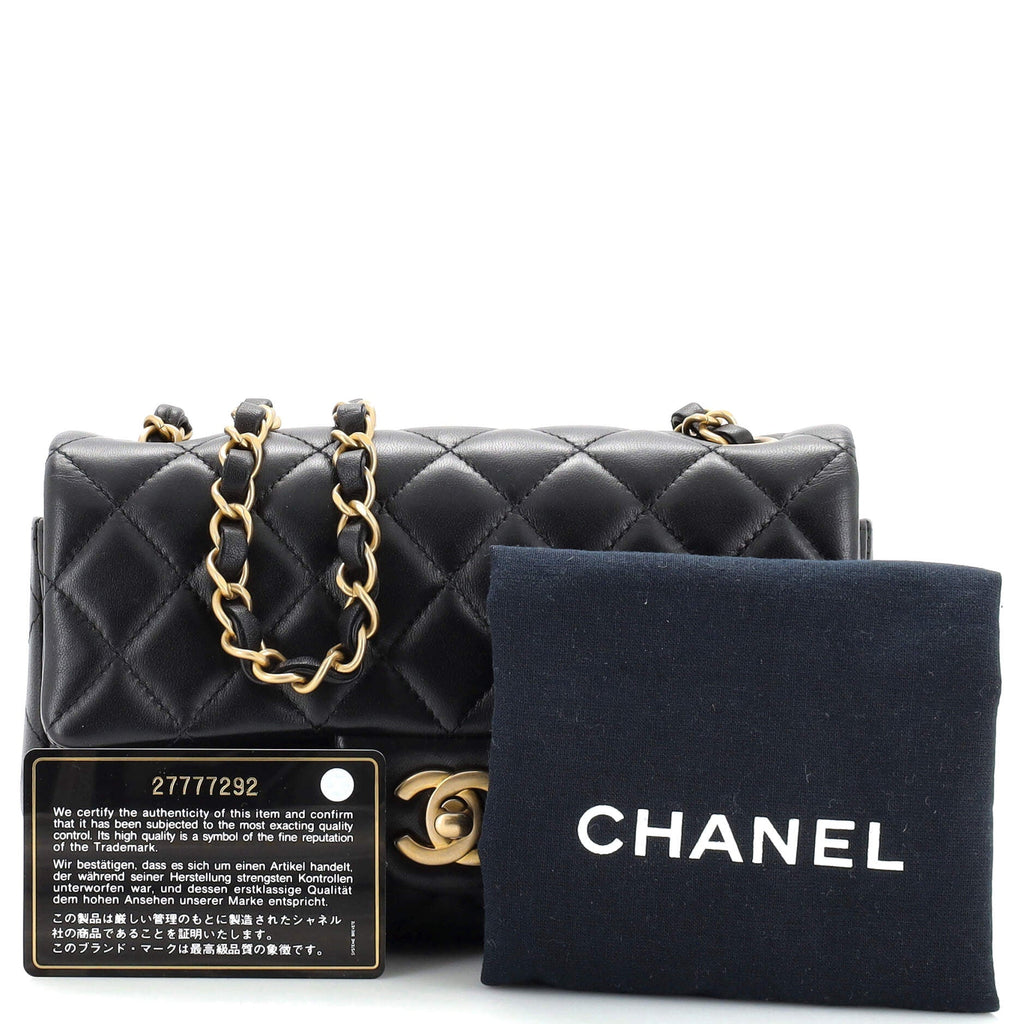 Classic Single Flap Bag Quilted Lambskin Mini