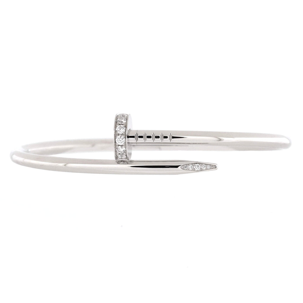 Juste un Clou Bracelet 18K White Gold with Diamonds Classic