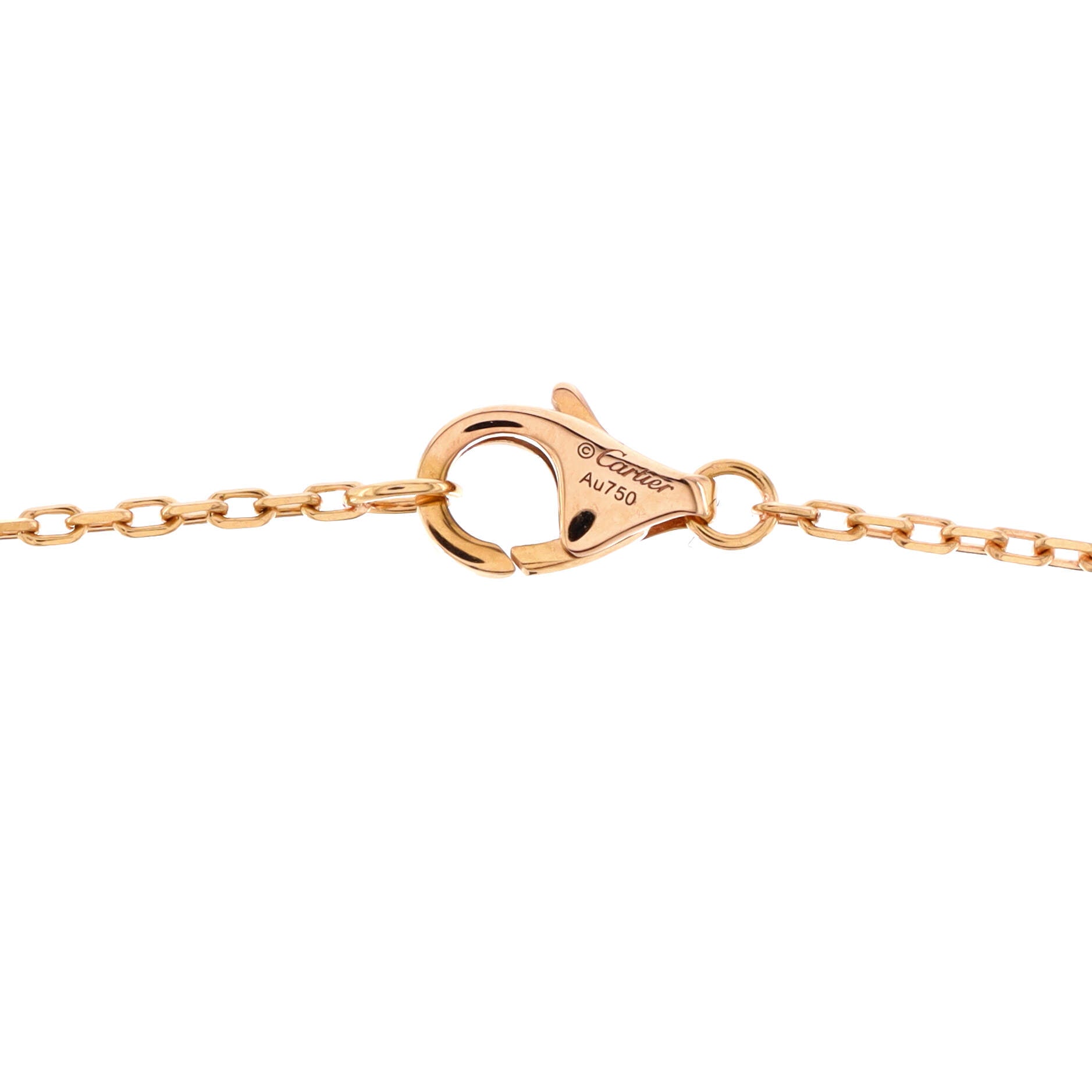 Juste un Clou Pendant Necklace 18K Rose Gold with Diamonds