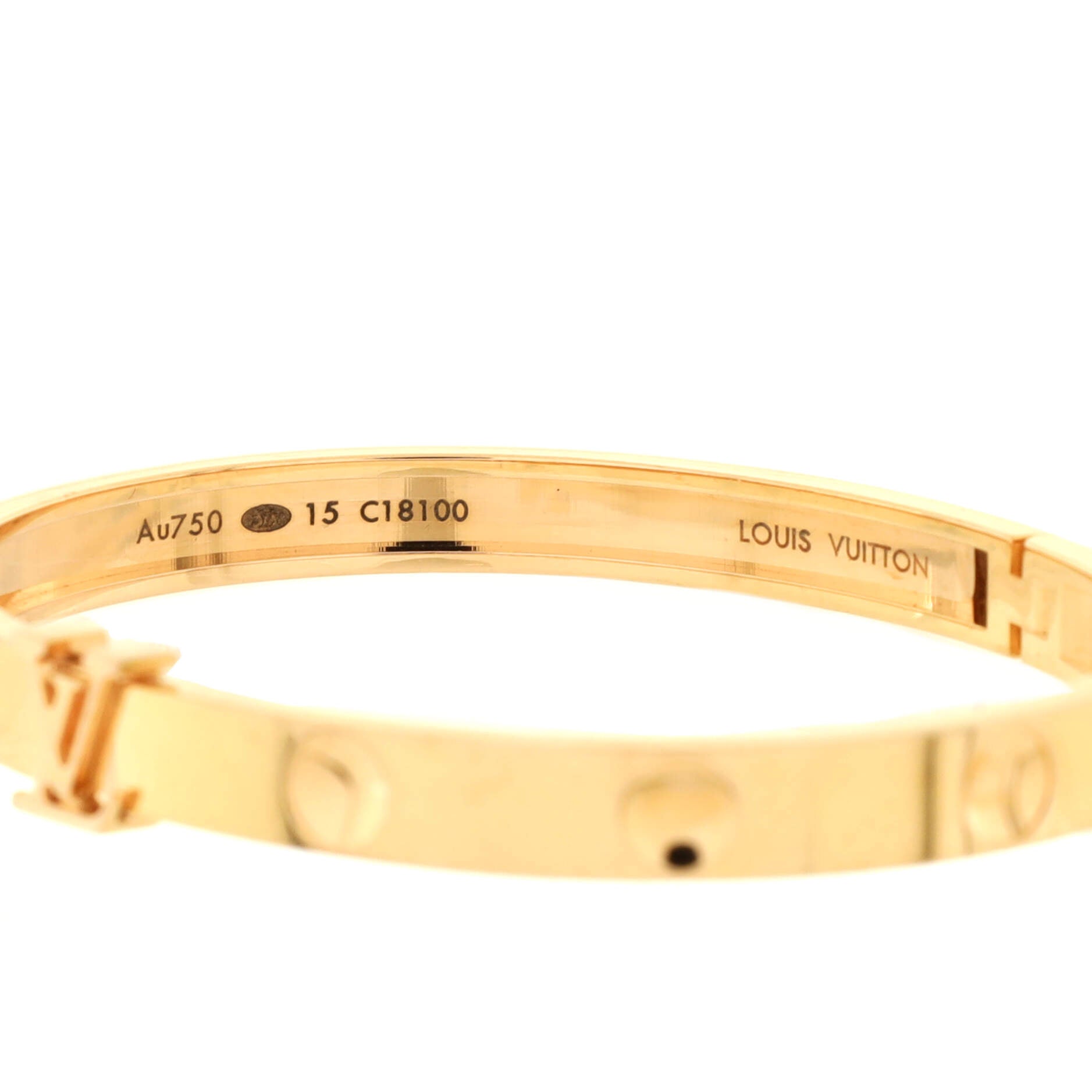 Empreinte Bangle Bracelet 18K Rose Gold