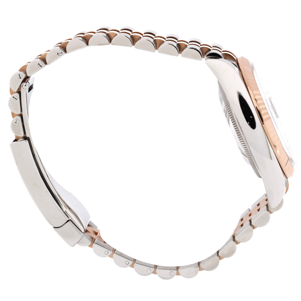 Oyster Perpetual Datejust Wimbledon Automatic Watch Stainless Steel and Rose Gold 36