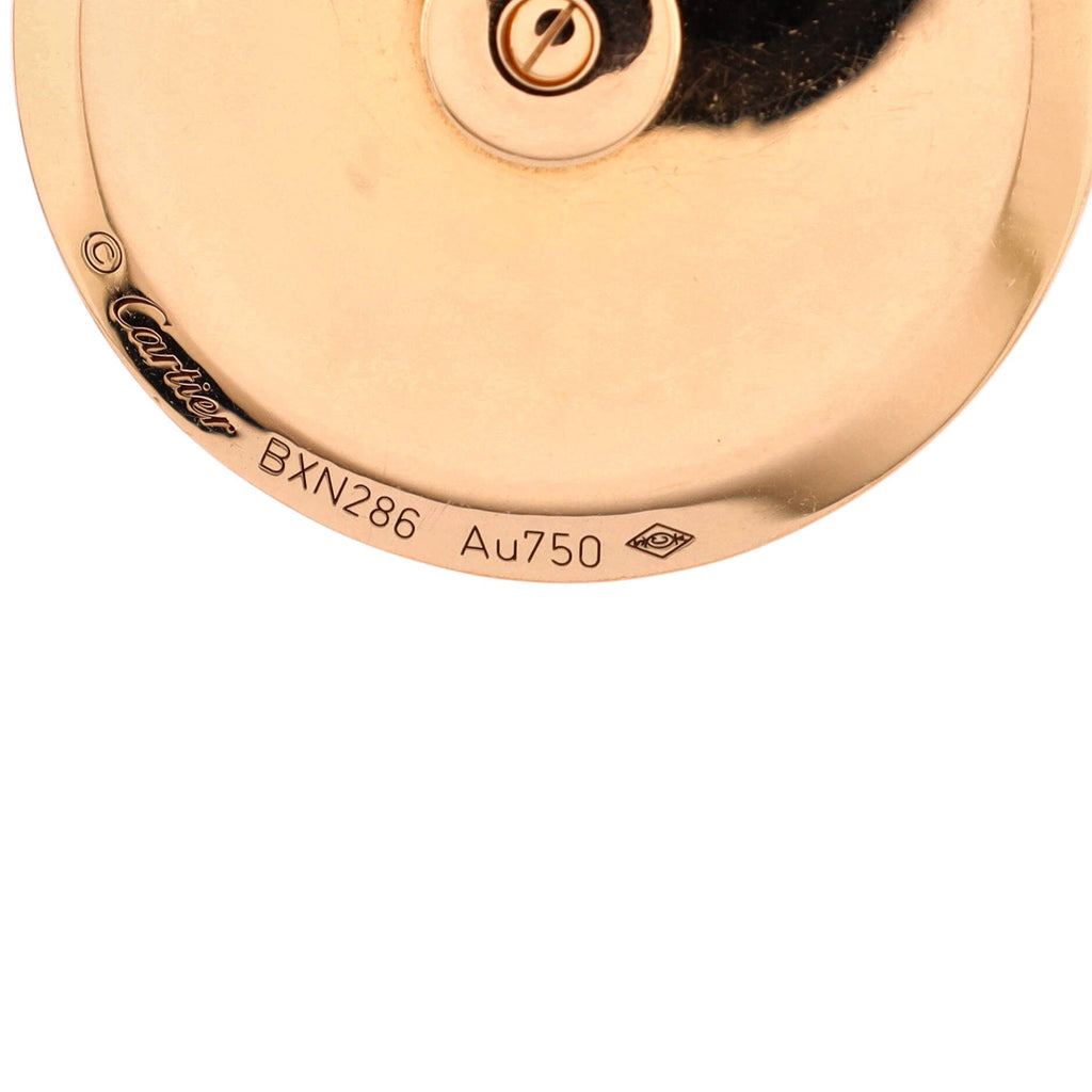 Amulette de Cartier Pendant Necklace 18K Rose Gold with Onyx and Diamonds Medium