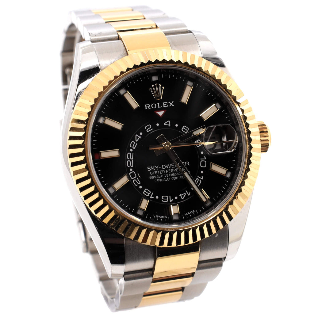 Sky-Dweller Oyster Perpetual Chronometer Automatic Watch Stainless Steel and Yellow Gold 42