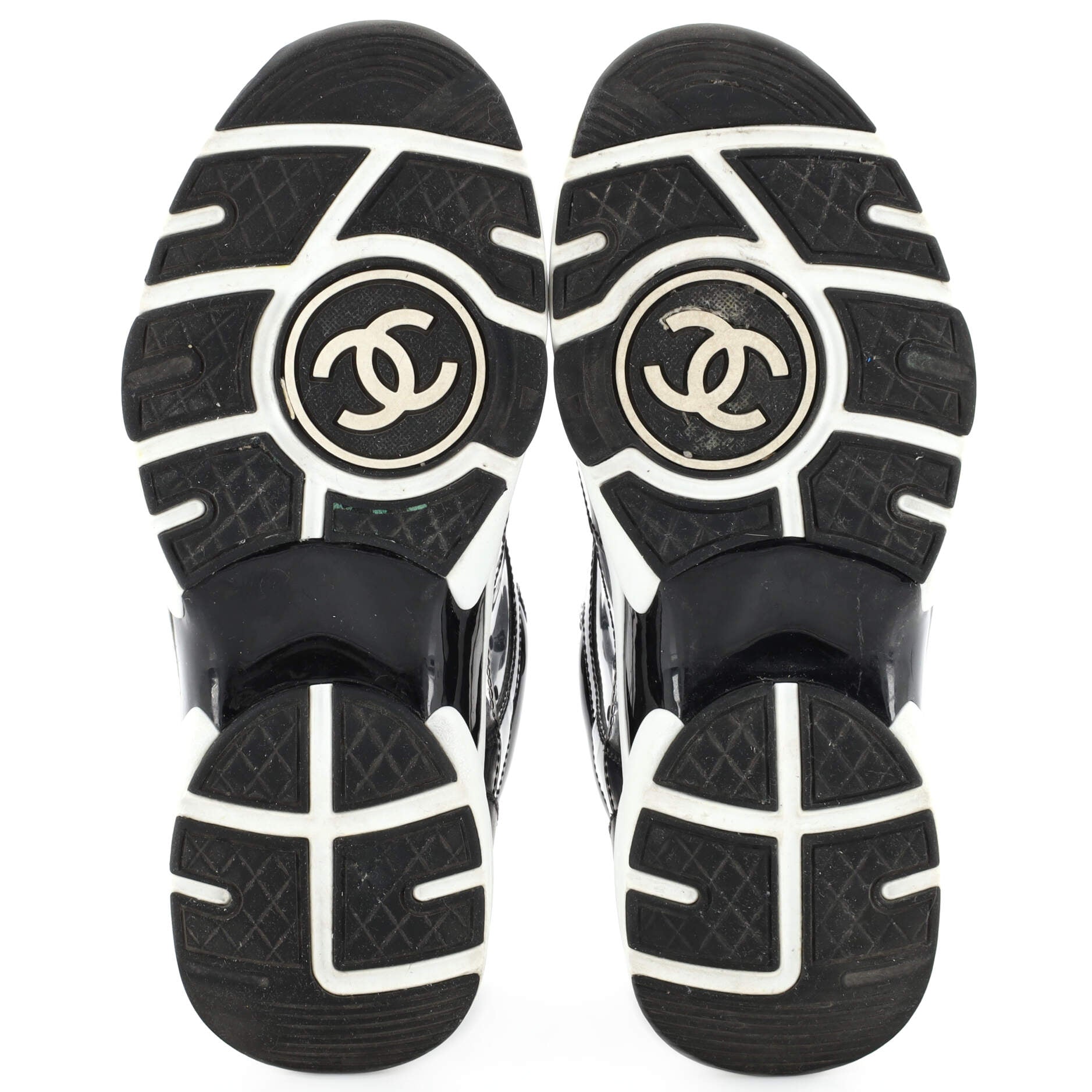 Women's CC Low-Top Sneakers Patent and PVC