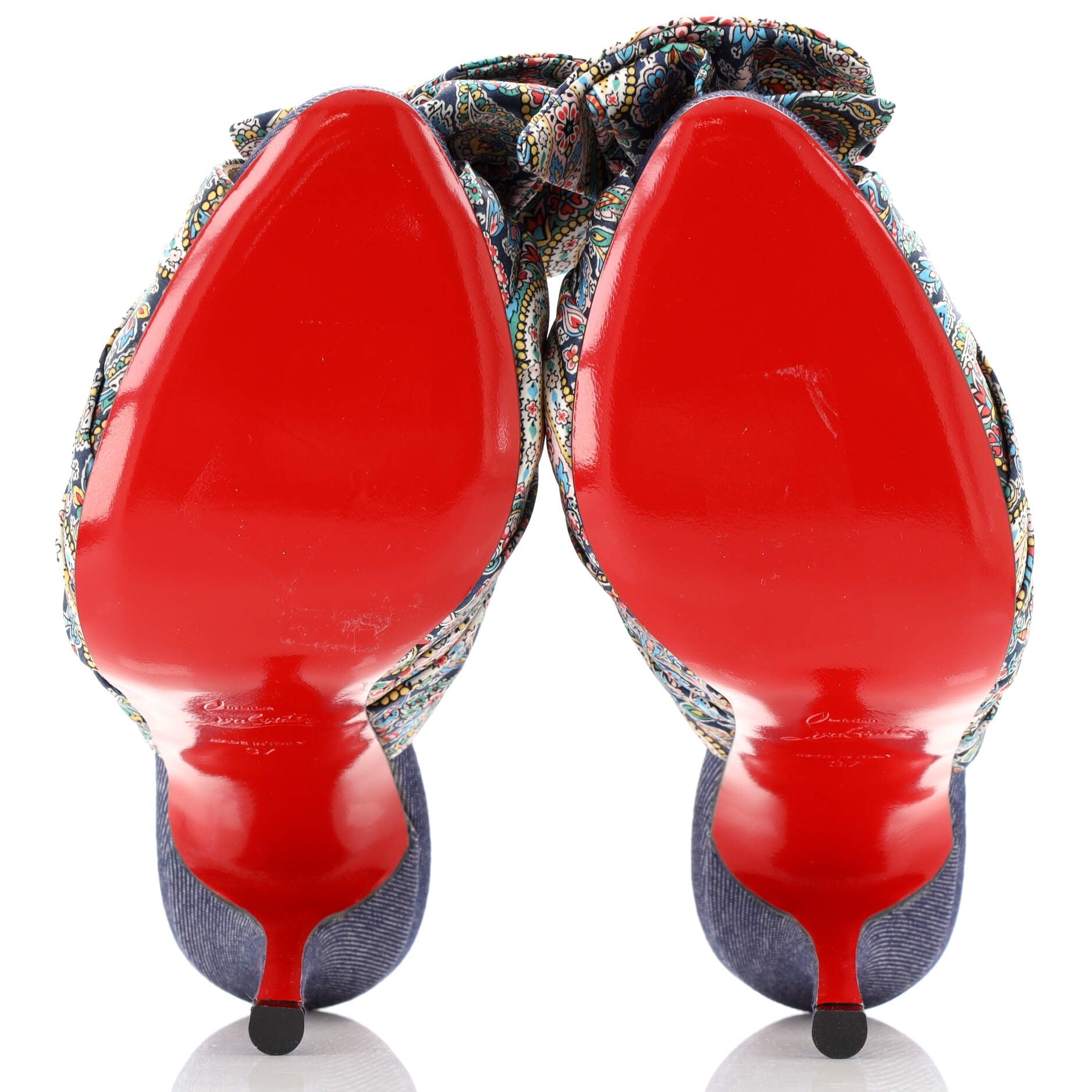 Women's Moniquissima Slide Sandals Printed Satin 120