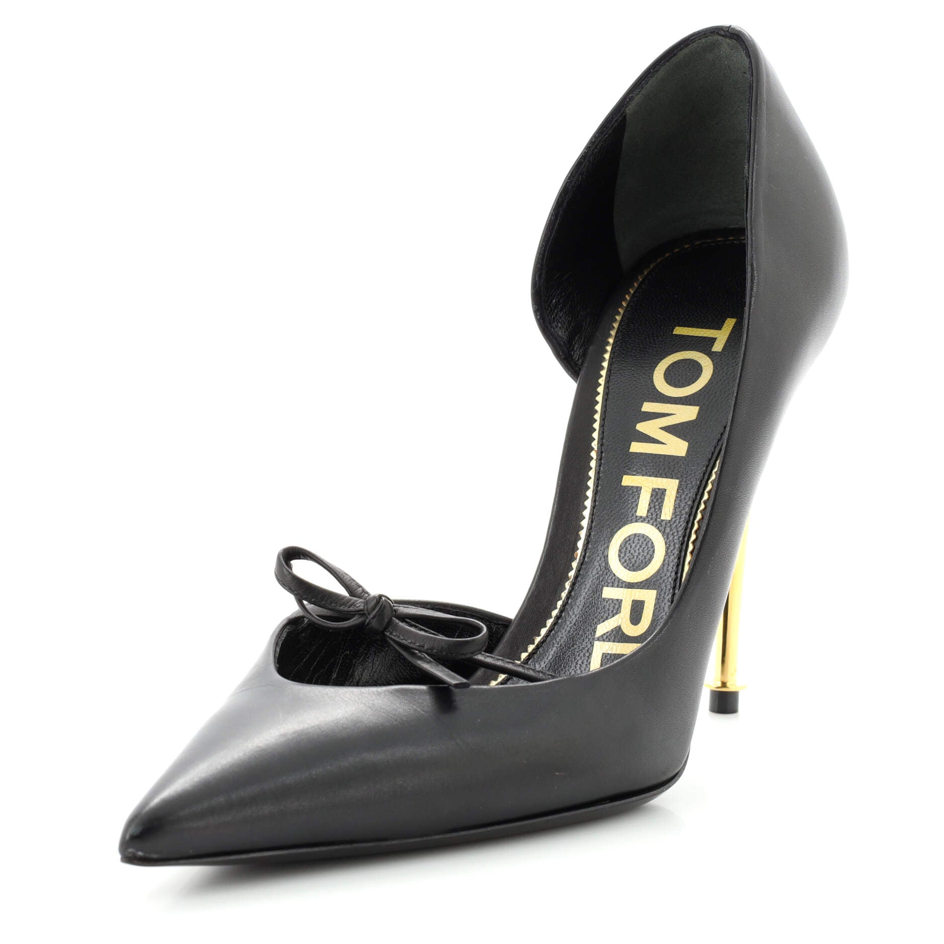 Women's Bow Pumps Leather