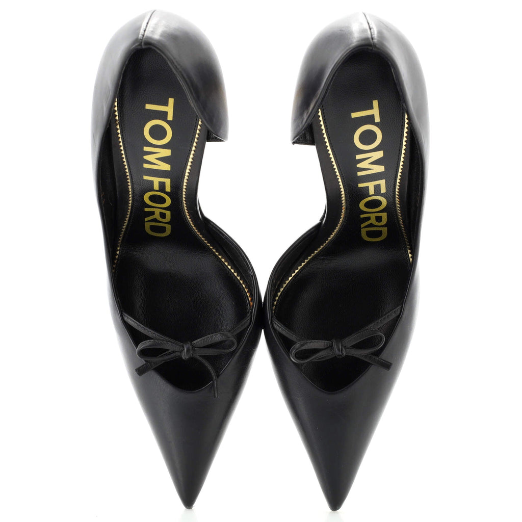Women's Bow Pumps Leather
