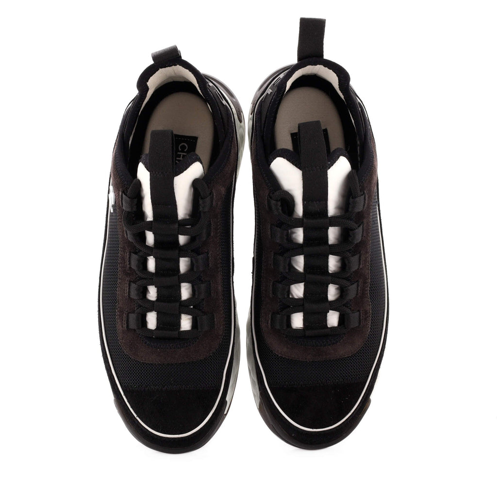 Women's CC Cap Toe Logo Sneakers Suede and Mixed Fibers