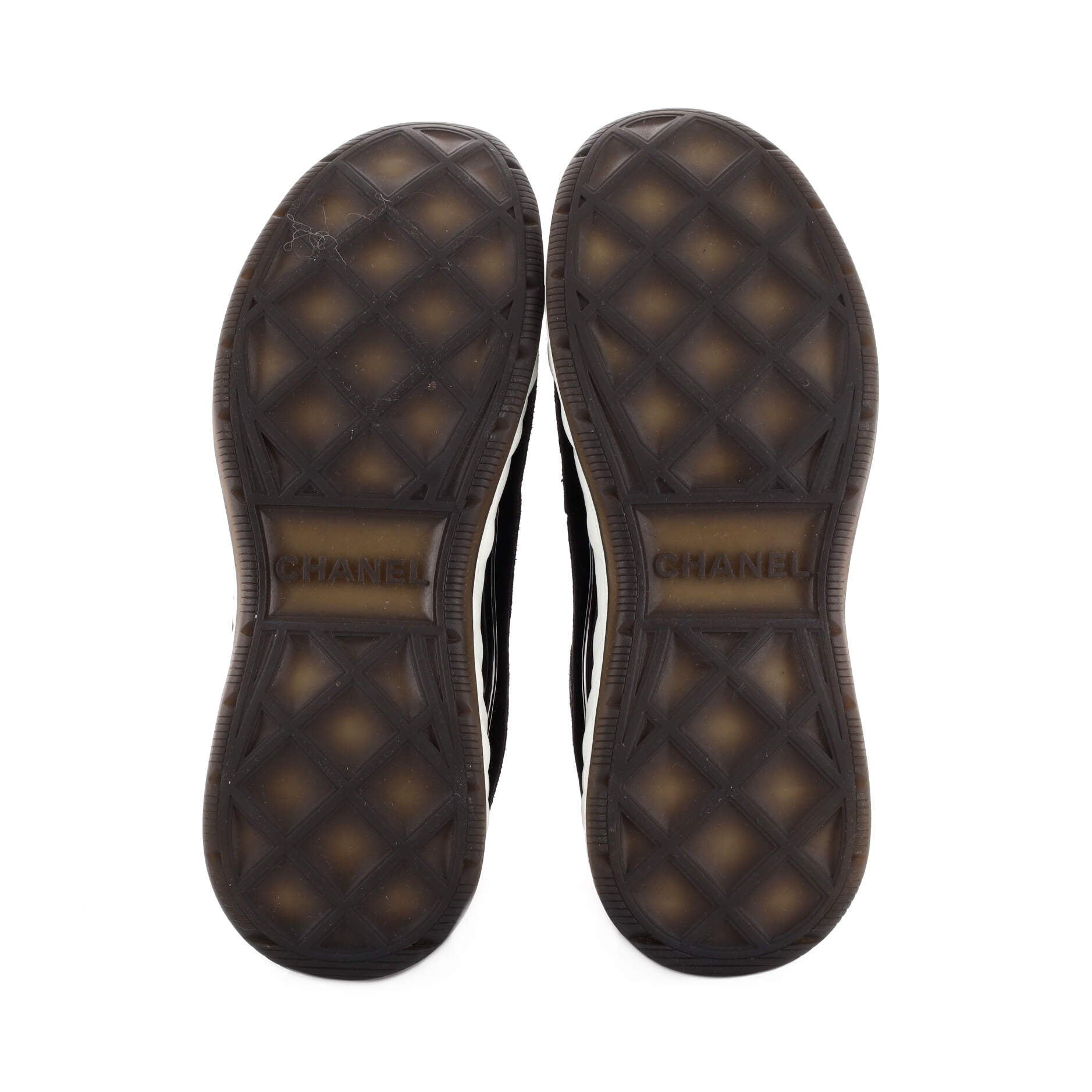 Women's CC Cap Toe Logo Sneakers Suede and Mixed Fibers
