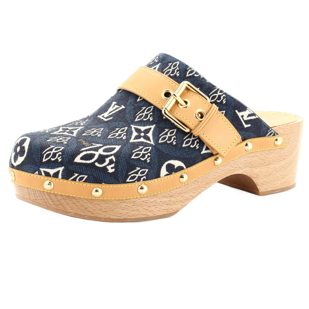 Women's Cottage Clog Mules Limited Edition Since 1854 Monogram Jacquard and Leather