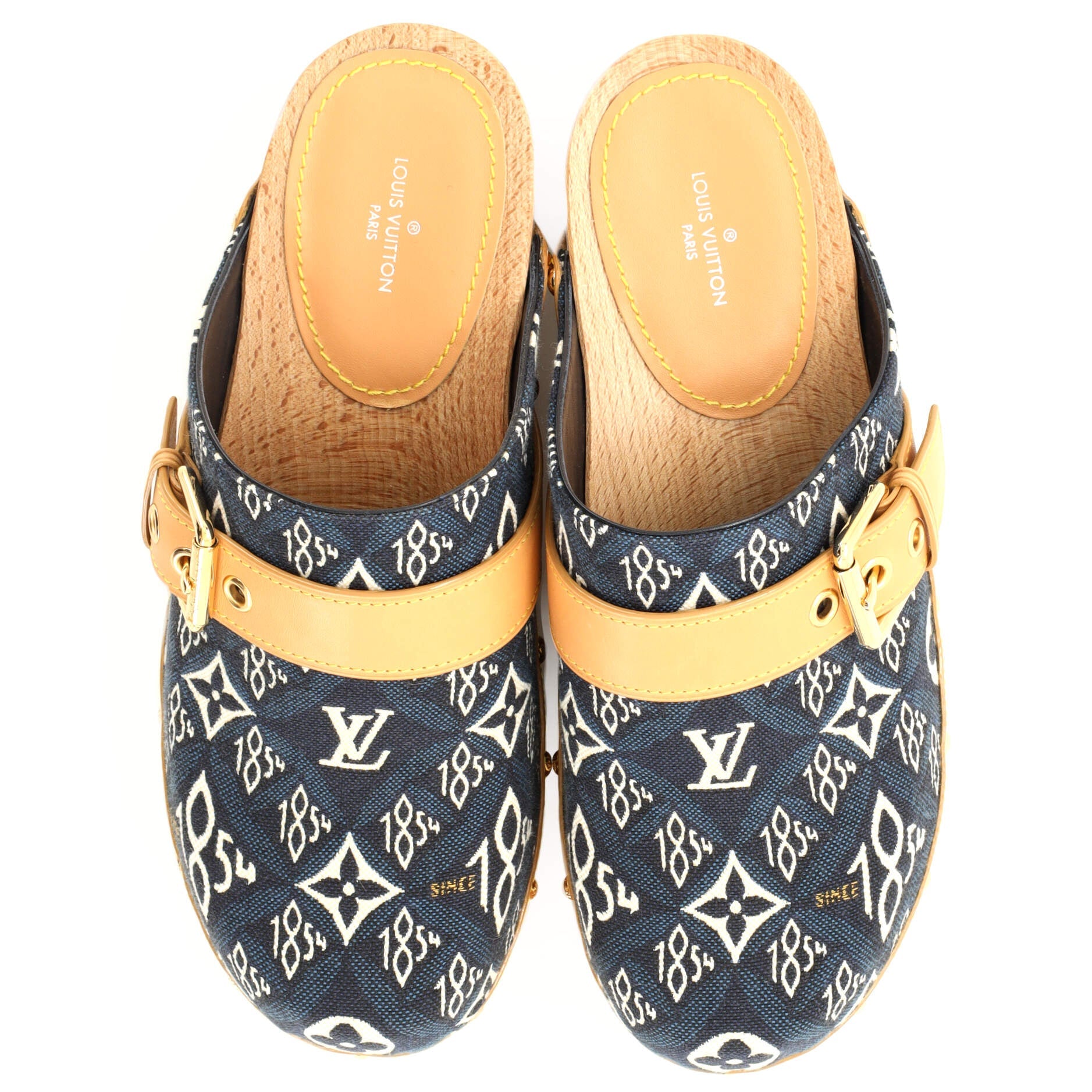 Women's Cottage Clog Mules Limited Edition Since 1854 Monogram Jacquard and Leather